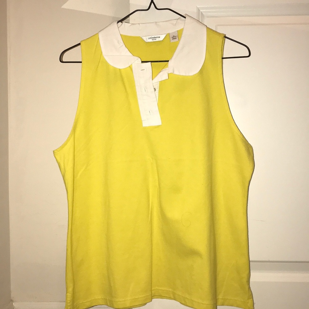 Yellow Sleeveless Shirt